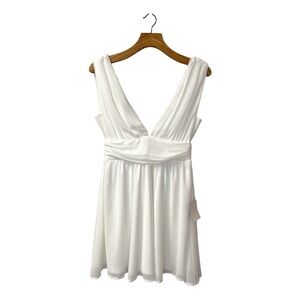 NWT Lulu's Heavenly Hues White Mini Dress Size S